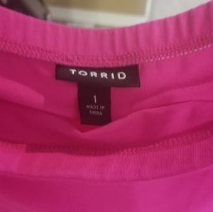 Torrid off the shoulder dress EUC size 1